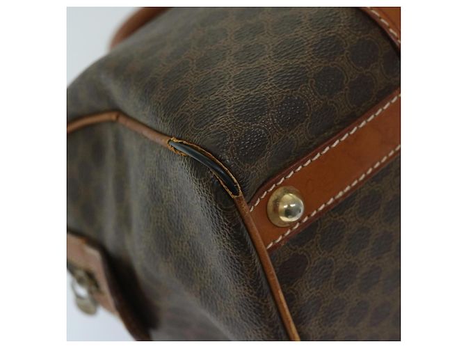 Céline CELINE Borsa Boston in tela macadam PVC Marrone Auth yk11253 - vista 14