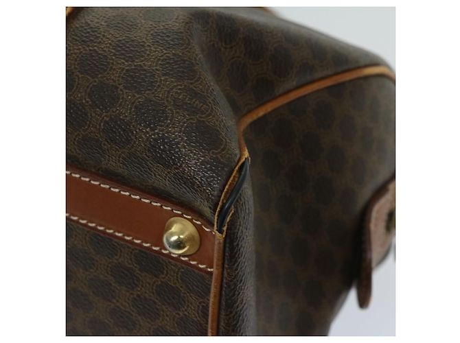 Céline CELINE Borsa Boston in tela macadam PVC Marrone Auth yk11253 - vista 15