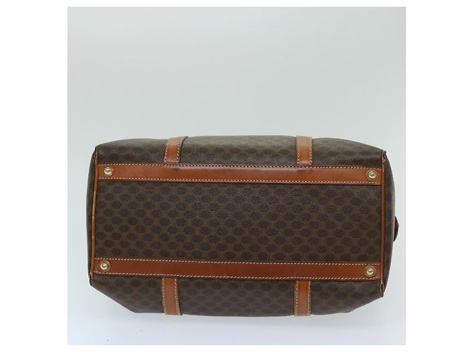Céline CELINE Borsa Boston in tela macadam PVC Marrone Auth yk11253 - vista 5