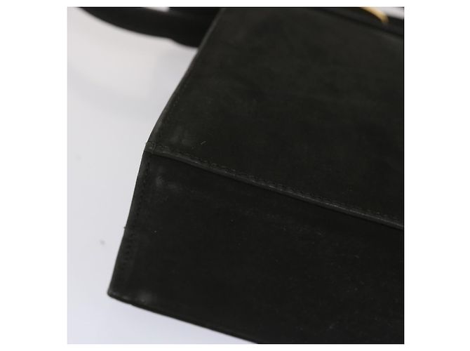 Borsa a mano Salvatore Ferragamo in pelle scamosciata 2modo Black Auth hk1171 Nero - vista 15