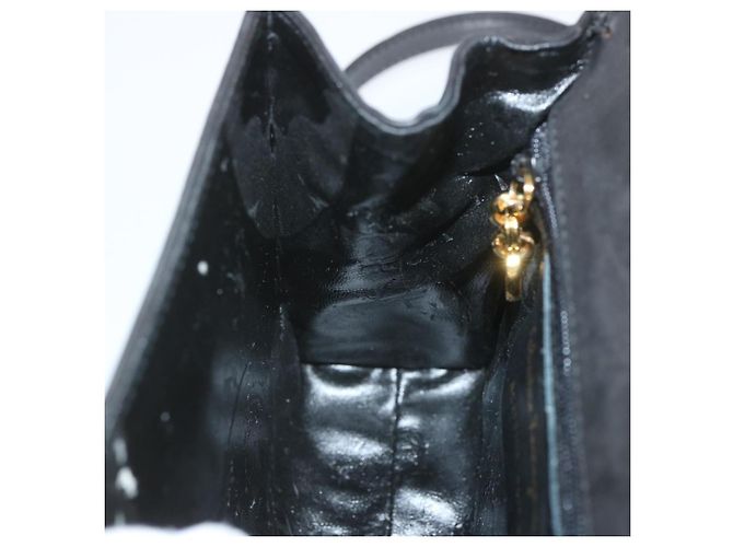 Borsa a mano Salvatore Ferragamo in pelle scamosciata 2modo Black Auth hk1171 Nero - vista 17