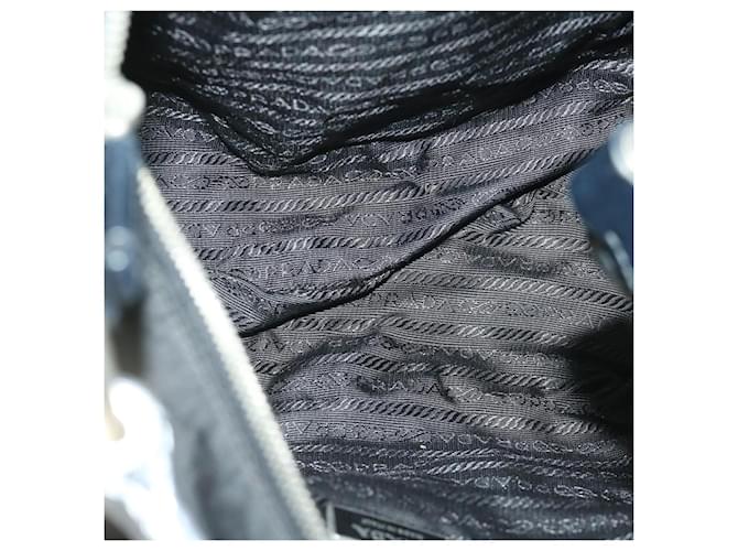 PRADA Borsa a Spalla Nylon Nero Auth am5930 - vista 10