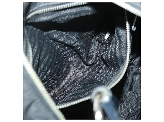 PRADA Borsa a Spalla Nylon Nero Auth am5930 - vista 11