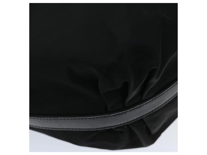 PRADA Borsa a Spalla Nylon Nero Auth am5930 - vista 17