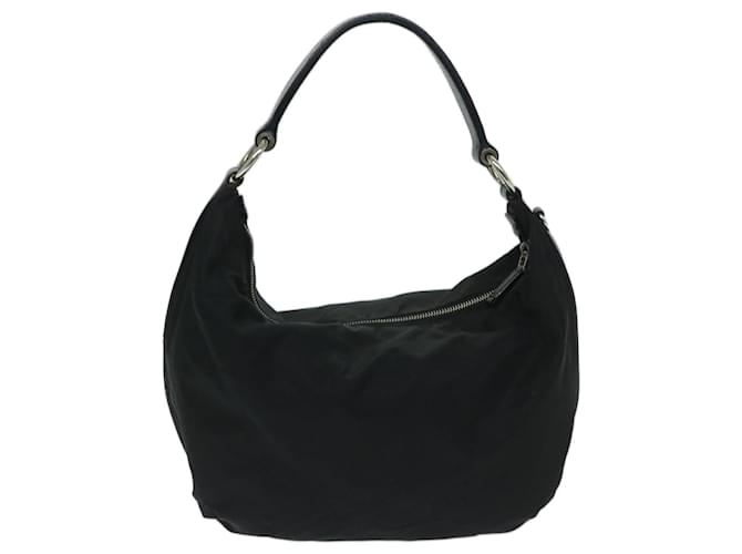 PRADA Borsa a Spalla Nylon Nero Auth am5930 - vista 2
