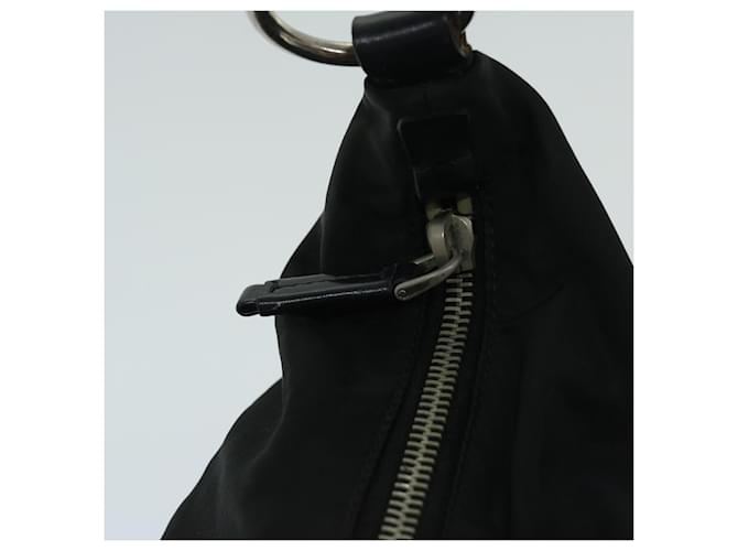 PRADA Borsa a Spalla Nylon Nero Auth am5930 - vista 9