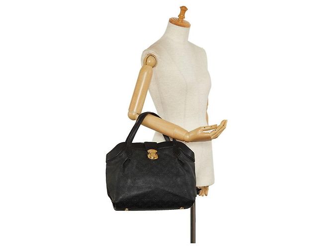 Louis Vuitton Monogramma Mahina Cirrus PM Nero - vista 9