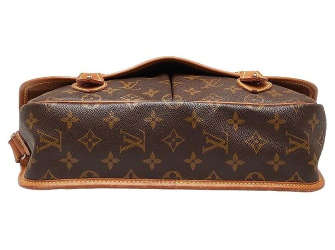 Louis Vuitton Monogram Sac Gibeciere MM Marrone - vista 4