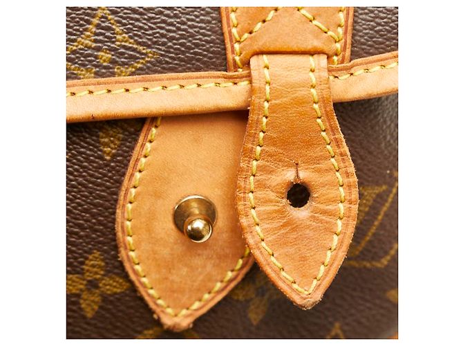 Louis Vuitton Monogram Sac Gibeciere MM Marrone - vista 7