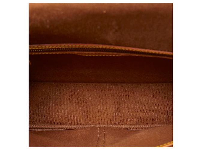 Louis Vuitton Monogram Sac Gibeciere MM Marrone - vista 8