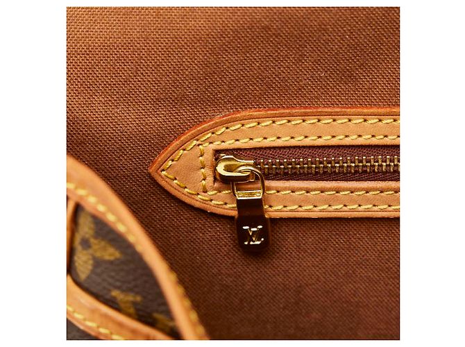 Louis Vuitton Monogram Sac Gibeciere MM Marrone - vista 9