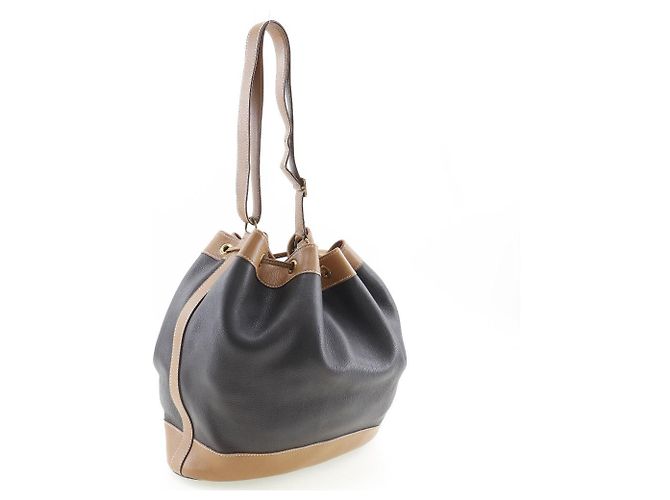 Market Hermès Bolsa com cordão GM do mercado de couro Marrom - vista 3