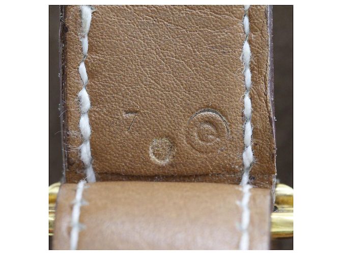 Market Hermès Bolsa com cordão GM do mercado de couro Marrom - vista 8