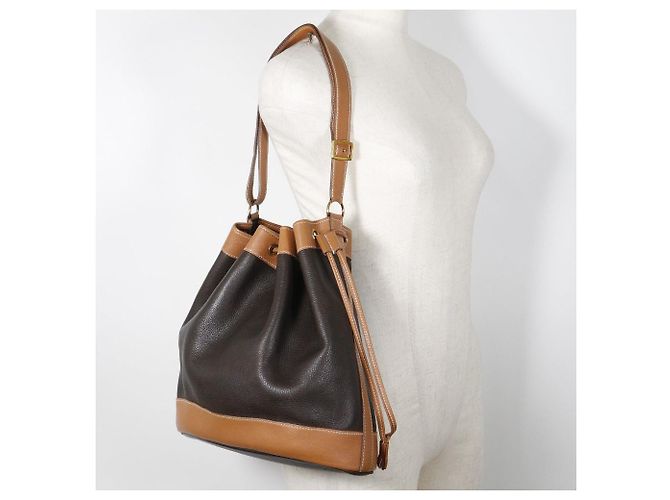 Market Hermès Bolsa com cordão GM do mercado de couro Marrom - vista 9