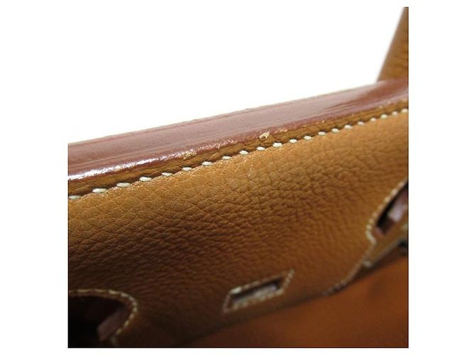 Haut à courroies Hermès Togo Haut A Courroies 32 Marrone - vista 11