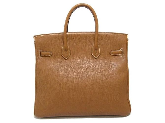 Haut à courroies Hermès Togo Haut A Courroies 32 Marrone - vista 2