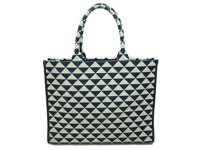 Prada Borsa tote jacquard Symbole - vista 2