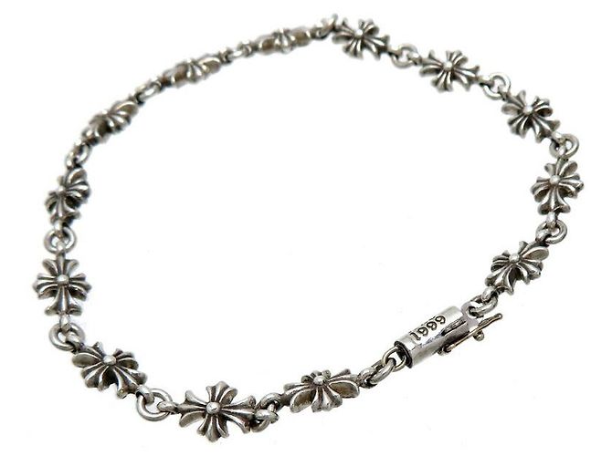 Chrome Hearts Bracelet Tiny E CH Plus en argent - vue 2