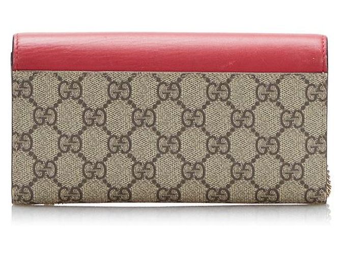 Padlock Gucci Cartera GG Supreme con candado y cadena - vista 3