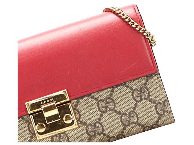Padlock Gucci Cartera GG Supreme con candado y cadena - vista 6