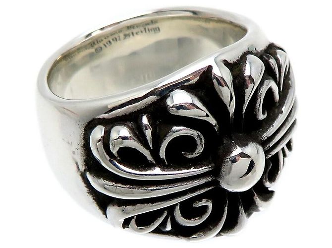 Chrome Hearts Bague florale en argent - vue 2