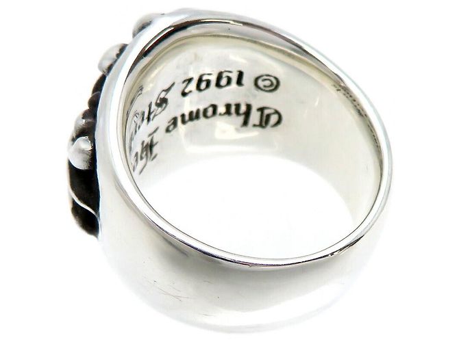 Chrome Hearts Bague florale en argent - vue 3