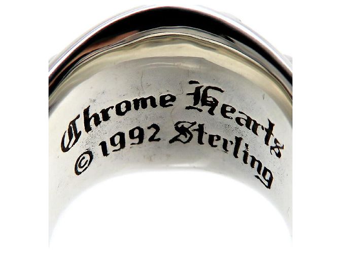 Chrome Hearts Bague florale en argent - vue 5