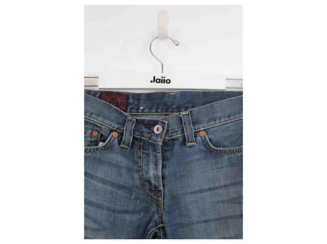 Evisu Vaqueros slim fit de algodón Azul - vista 2