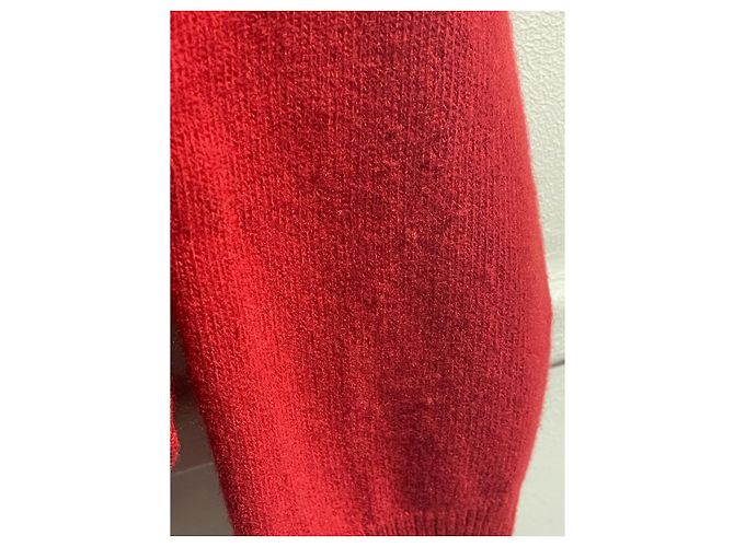 BALENCIAGA Strick T.International XS Wolle Rot - Ansicht 4