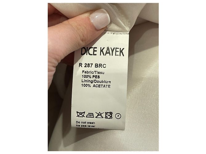 DICE KAYEK Kleid T.FR 40 Polyester Grau - Ansicht 5