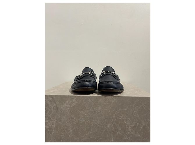 GUCCI Ballerine T.EU 42 Pelle Blu - vista 2