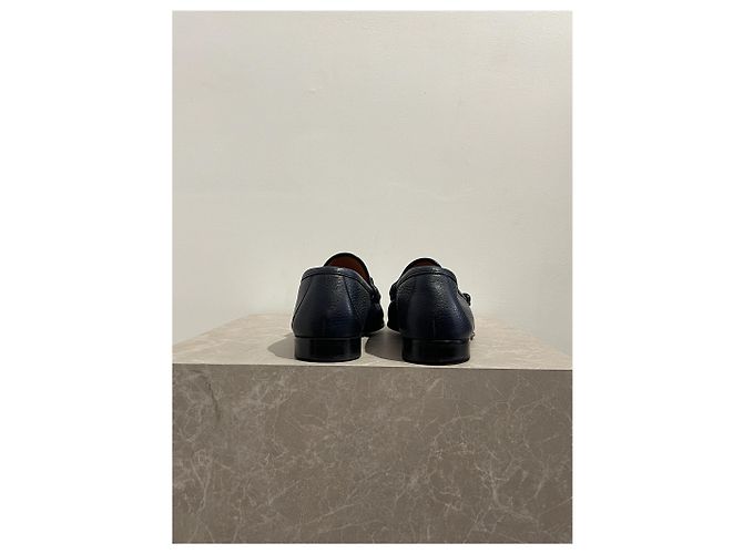 GUCCI Ballerine T.EU 42 Pelle Blu - vista 4