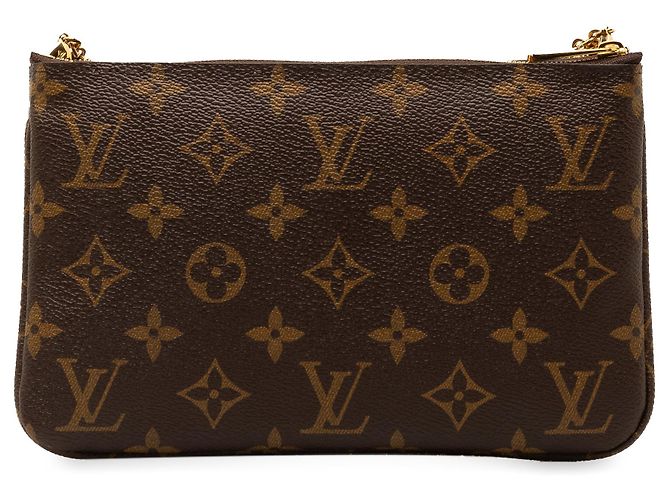 Borsa a tracolla Illustre Vivienne Shanghai con zip Pochette foderata con monogramma marrone Louis Vuitton - vista 3