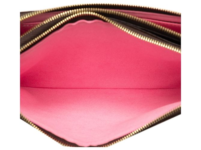 Borsa a tracolla Illustre Vivienne Shanghai con zip Pochette foderata con monogramma marrone Louis Vuitton - vista 6