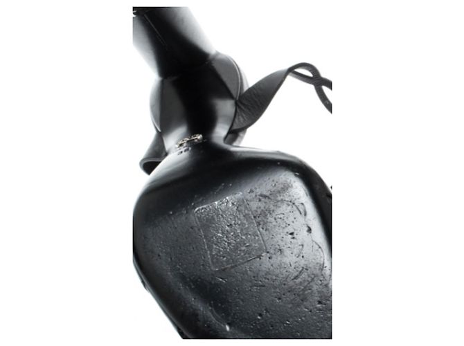 Sandali Christian Dior Tattoo in pelle nera Nero - vista 3