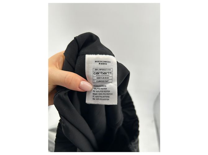 Autre Marque Carhartt-Hosen T.International S Polyester Schwarz - Ansicht 4