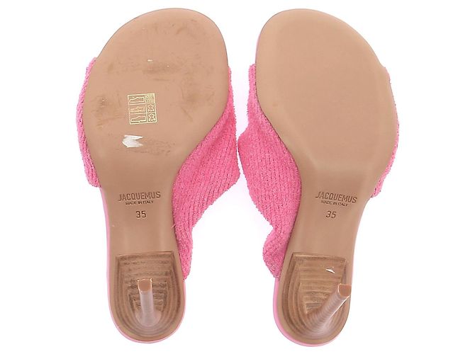 Mules e zoccoli Jacquemus T.EU 35 Pelle - vista 6