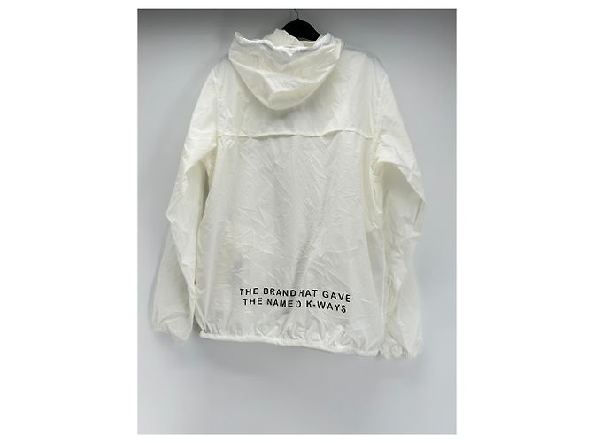 K-WAY Jacken T.Internationales M-Polyester Weiß - Ansicht 2