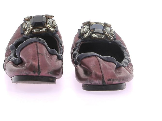 Miu Miu Ballerinas T.EU 39 Leder - Ansicht 4