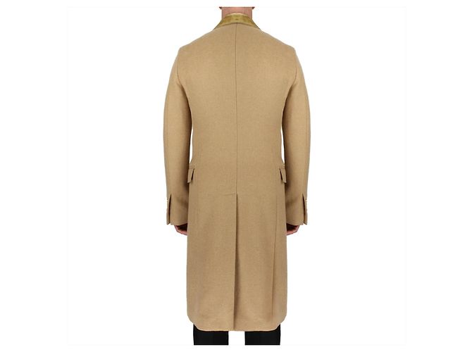 Alexander McQueen Bullion Embroidered Moth Coat Brown - view 5