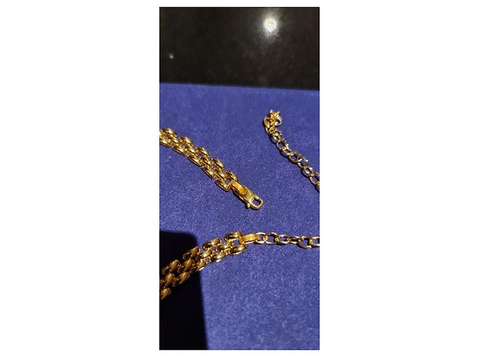 Monica Vinader Collar de herencia ajustable 36-46cm/14-18' Gold hardware - vista 4