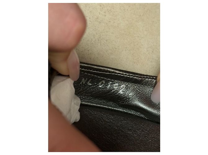 Louis Vuitton Silver Leather Ballet Flats with Sequin Bow Silvery - view 7