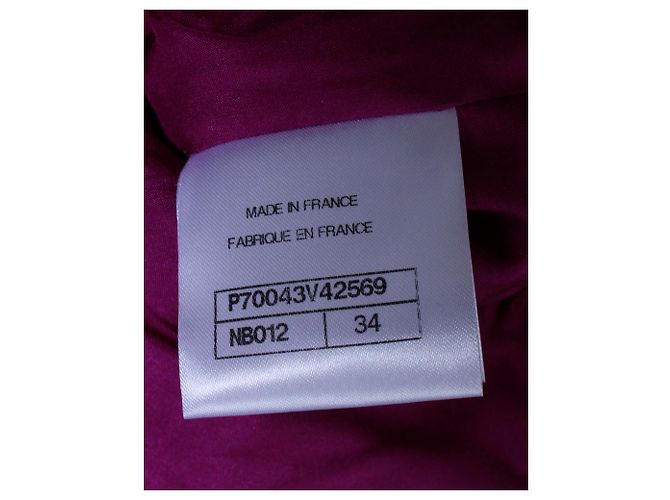 Chanel 2021 Giacca in Tweed Viola Porpora - vista 5