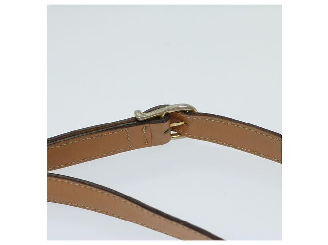 Céline CELINE Borsa a tracolla in tela di macadam PVC Pelle marrone Auth yk11104 - vista 8