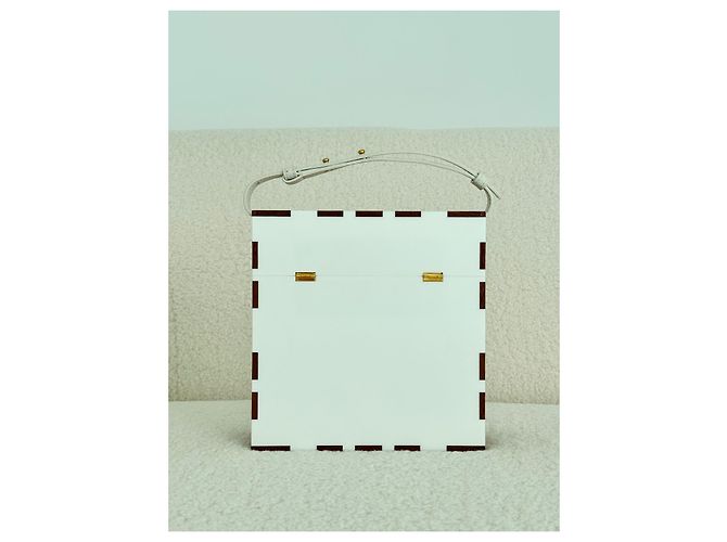 Bottega Veneta Daisey Box Marrone Bianco - vista 14