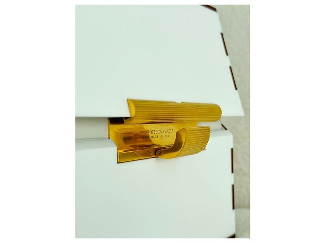 Bottega Veneta Daisey Box Marrone Bianco - vista 7