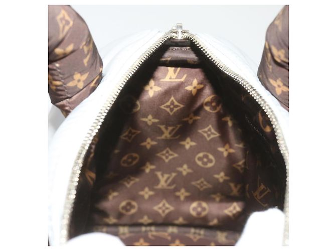 LOUIS VUITTON Linylon Speedy Bandouliere 25 Tasche 2Weise Silber M20973 Auth 68692S - Ansicht 19