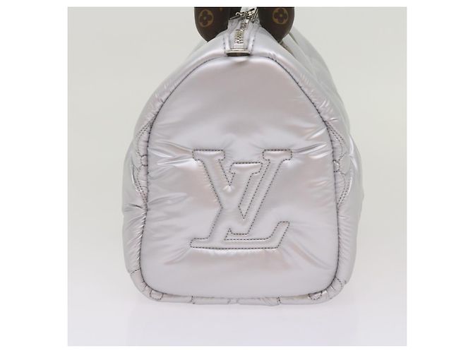 LOUIS VUITTON Linylon Speedy Bandouliere 25 Tasche 2Weise Silber M20973 Auth 68692S - Ansicht 3