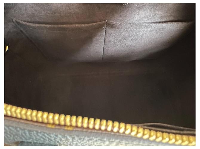 Borsa Louis Vuitton modello Retiro in monogram e pelle nera Marrone - vista 9