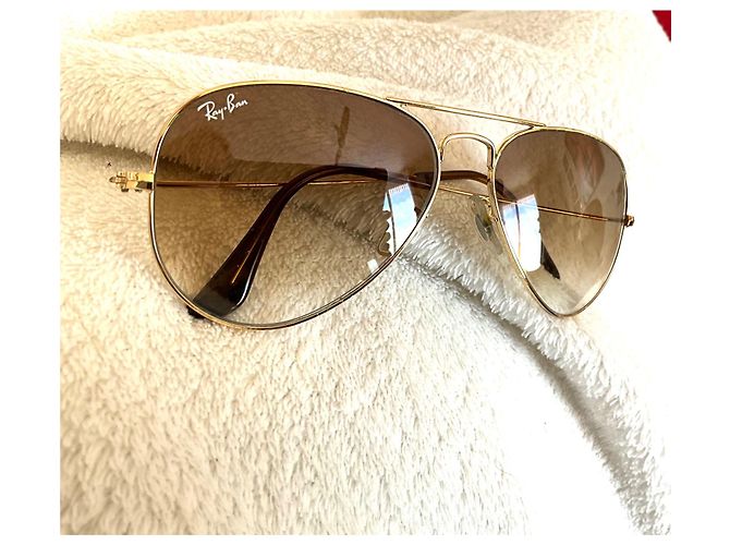 Gafas de sol Ray-Ban AVIATOR LARGE METAL doradas RB3025 Dorado - vista 3